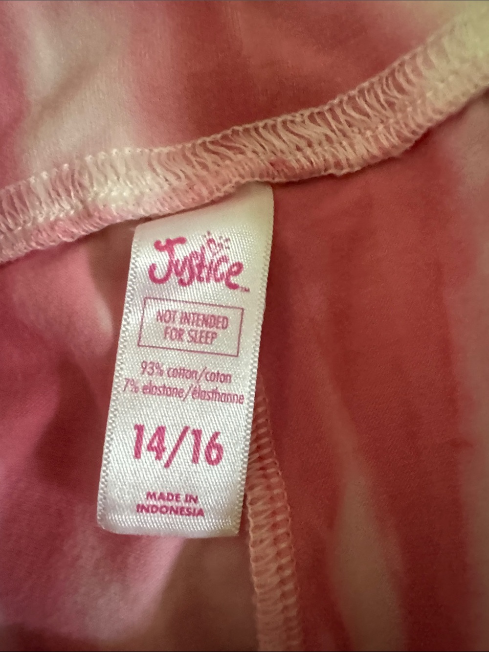 Justice Tie-Dye Leggings in Pink and Blue - Girls - Picture 3 of 5
